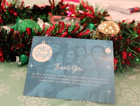 All Is Bright Thank You Card