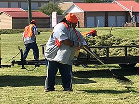 Photo of NECX Work Crew at Chamber Park