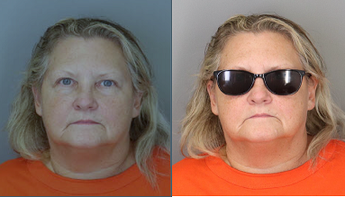 Caucasian woman mug shot Caucasian woman mug shot