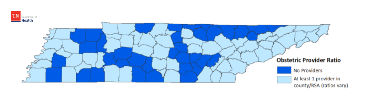 Obstetric Health Resource Shortage Areas 2023