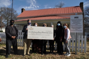 MeClemore House Museum in Franklin received historic preservation grants to restore the exterior of the Harvey McLemore House. McLemore House Museum receive a grant award outside of the historic house