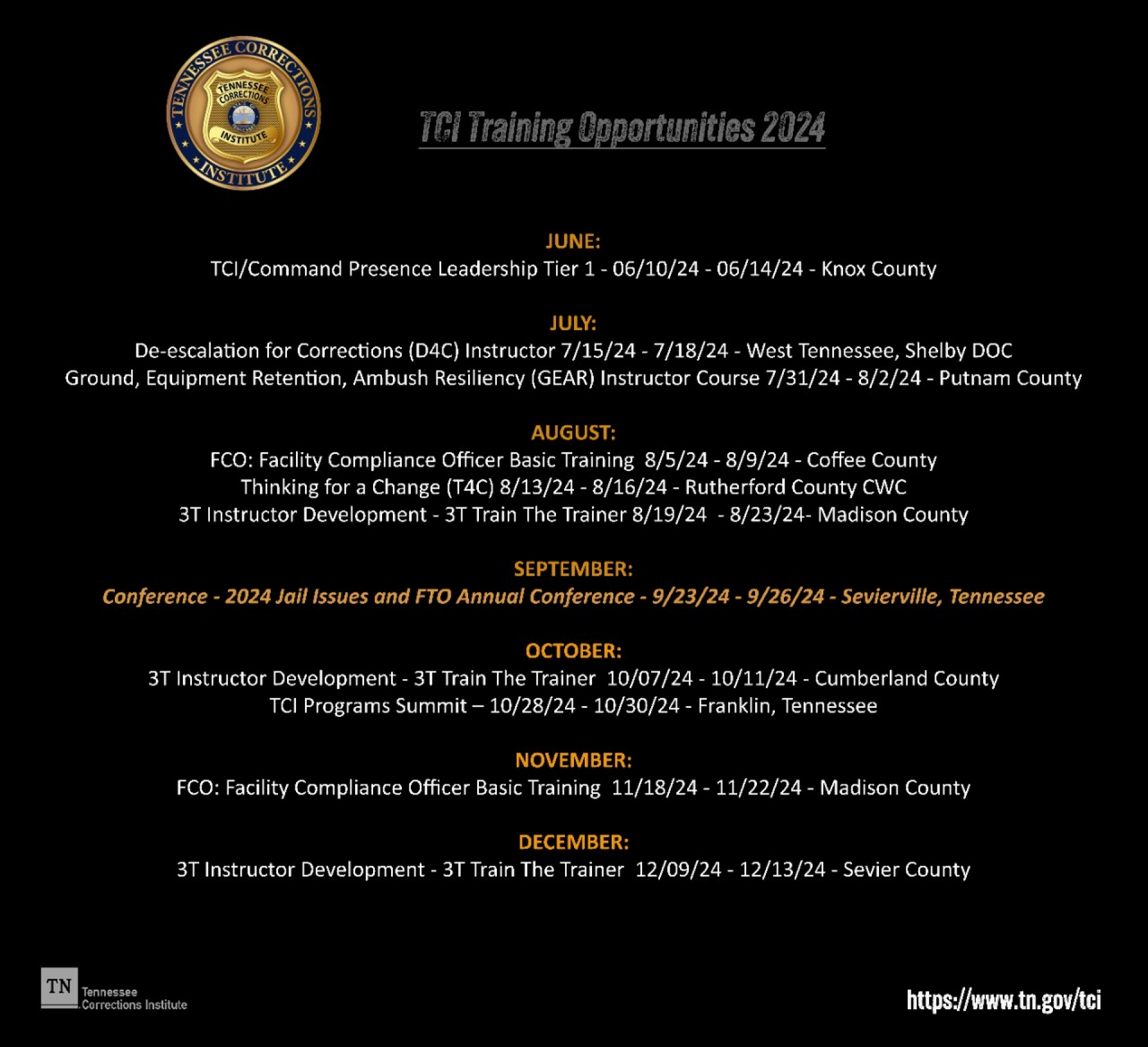 TCI Training June_December 2024 TCI Training June_December 2024