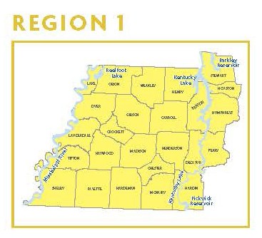 Region 1 map Region 1 map