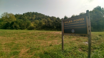 Kyles Ford WMA sign