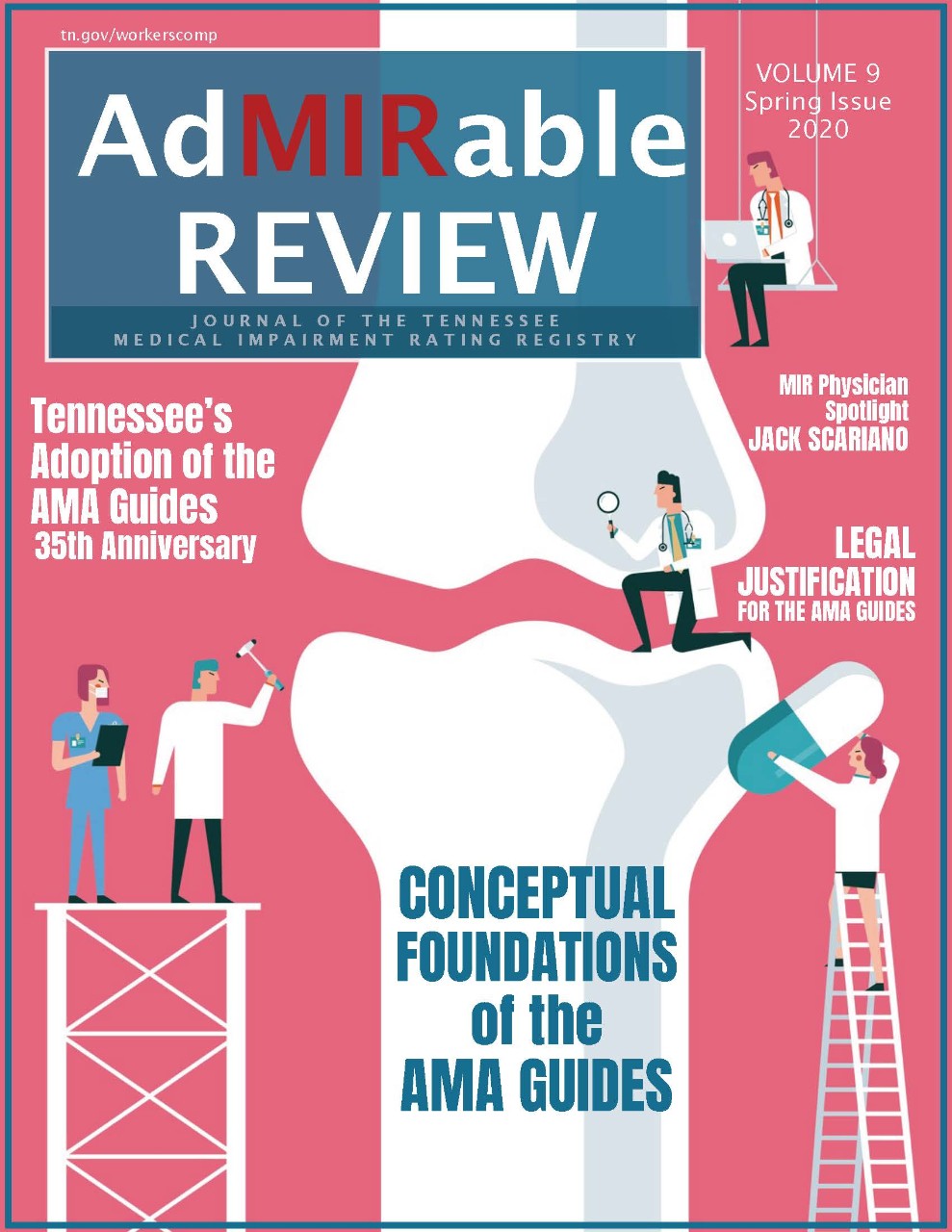 AdMIRable Review Spring 2020 Cover image to the Spring 2020 AdMIRable Review issue