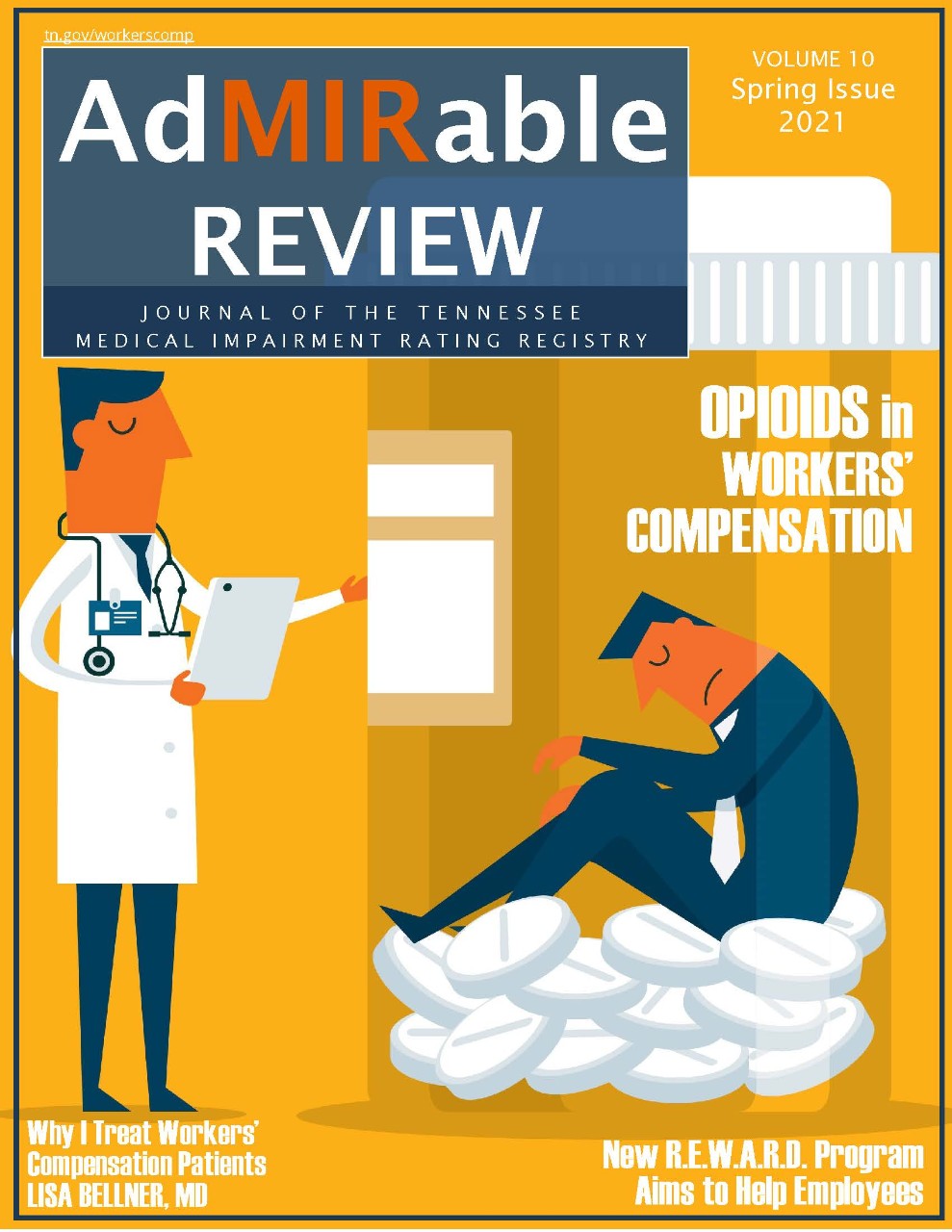 AdMIRable Review Spring 2021 Cover image to the Spring 2021 AdMIRable Review issue