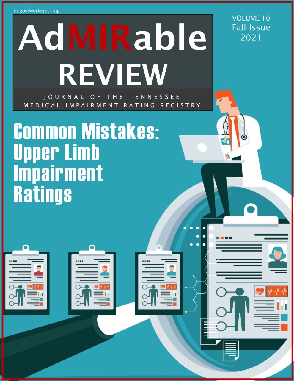 AdMIR_FALL_2021_cover Cover art to the AdMIRable Review Journal