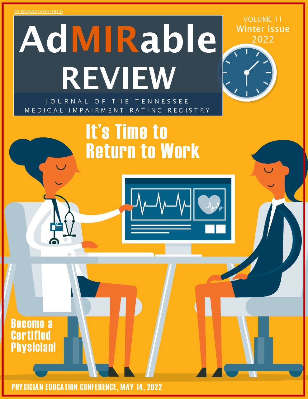 AdMIRable Review Winter 2022 Cover image to the Winter 2022 AdMIRable Review issue